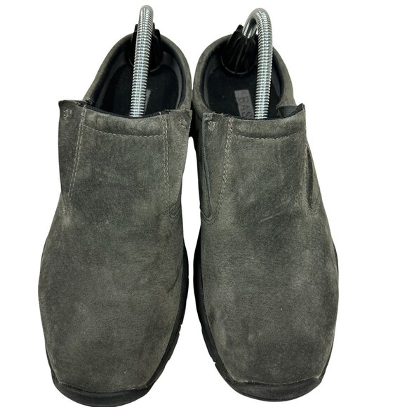 Bass Mens Spiral II Suede Slip-On Shoes 11M Gray Leather Upper Durable Outdoor S - Picture 6 of 9